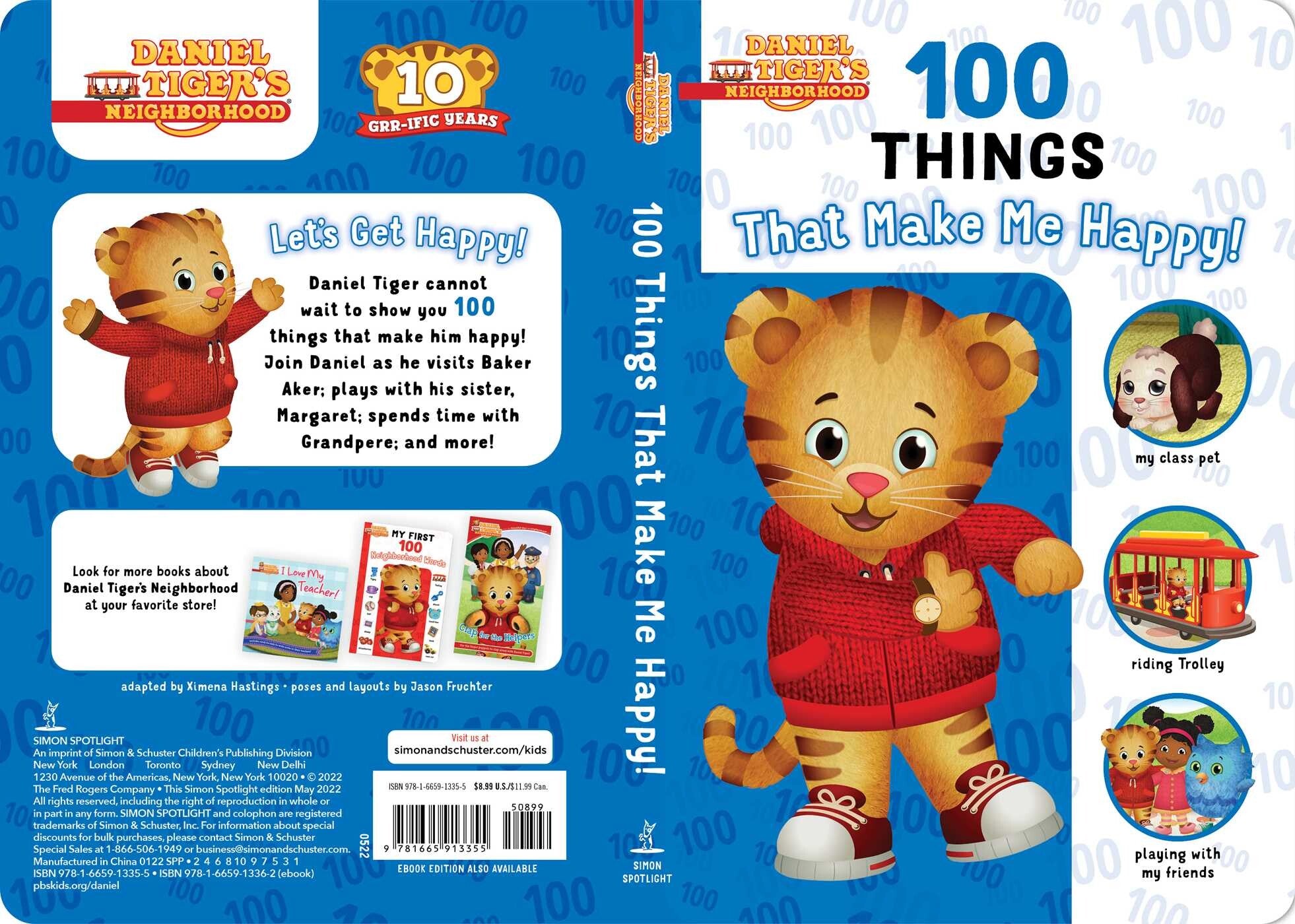 100 Things That Make Me Happy!(Daniel Tiger’s Neighborhood)