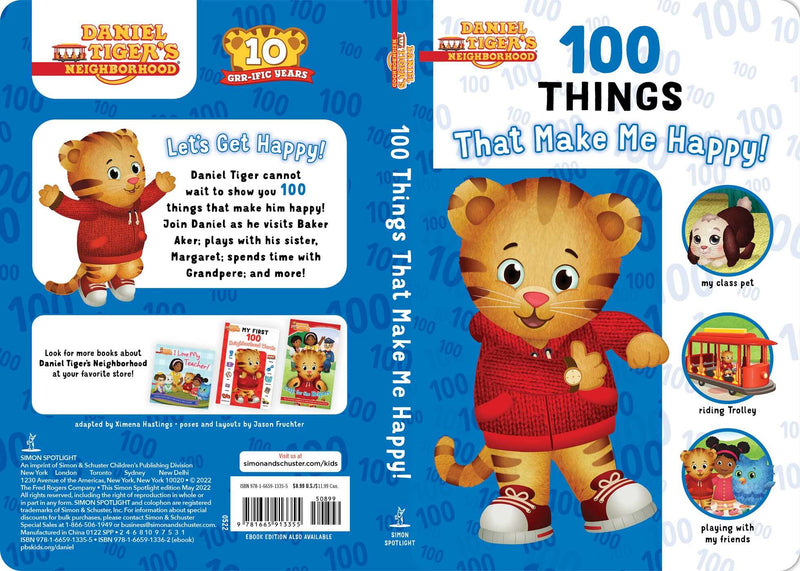 100 Things That Make Me Happy!(Daniel Tiger’s Neighborhood)