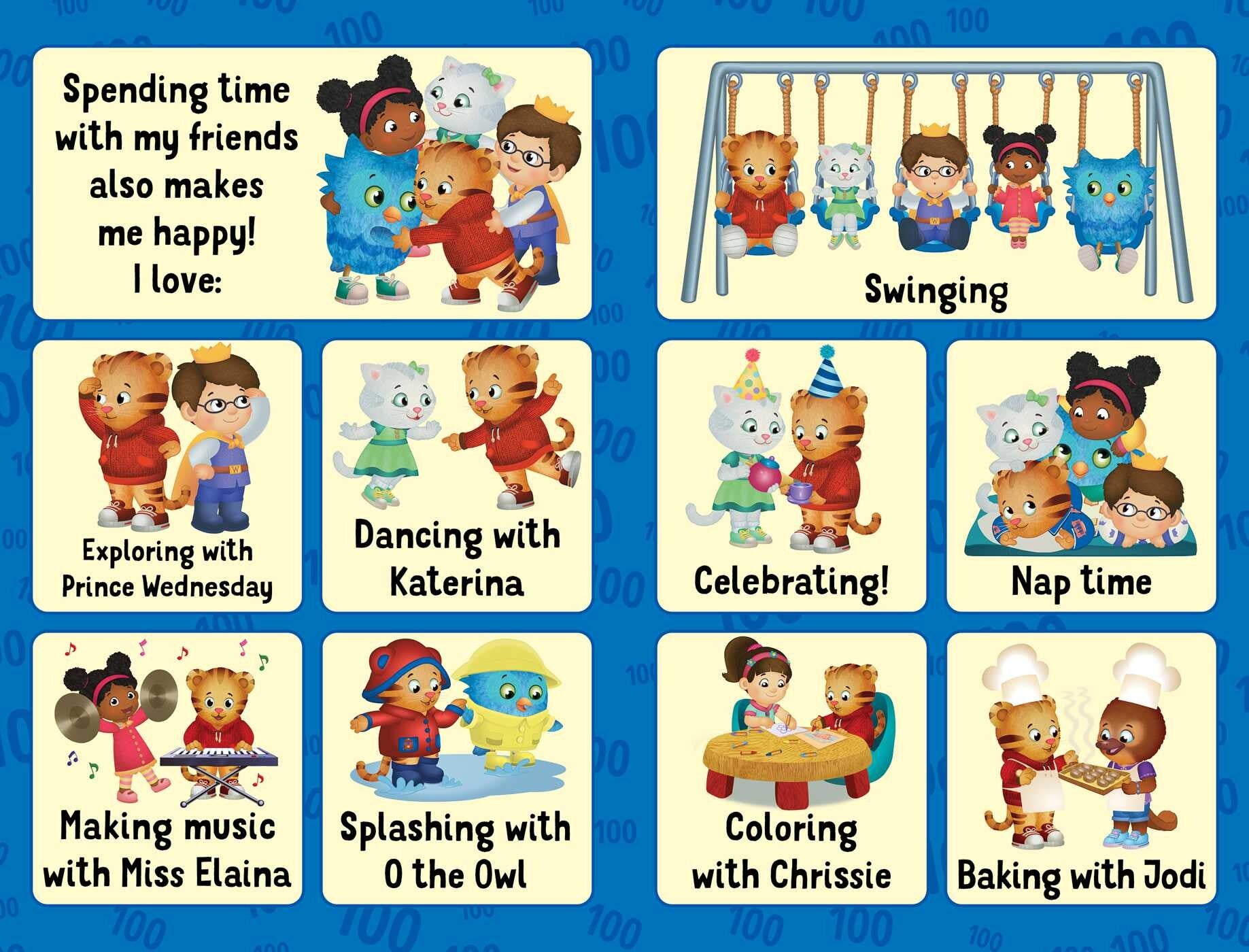 100 Things That Make Me Happy!(Daniel Tiger’s Neighborhood)