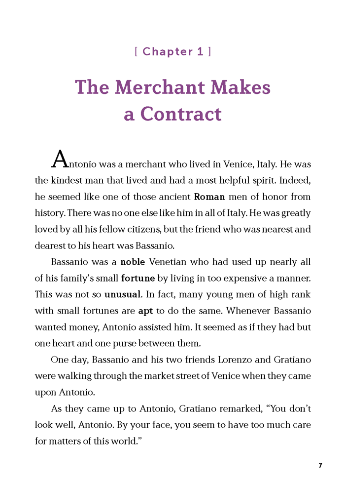 EF Classic Readers Level 11, Book 10: The Merchant of Venice