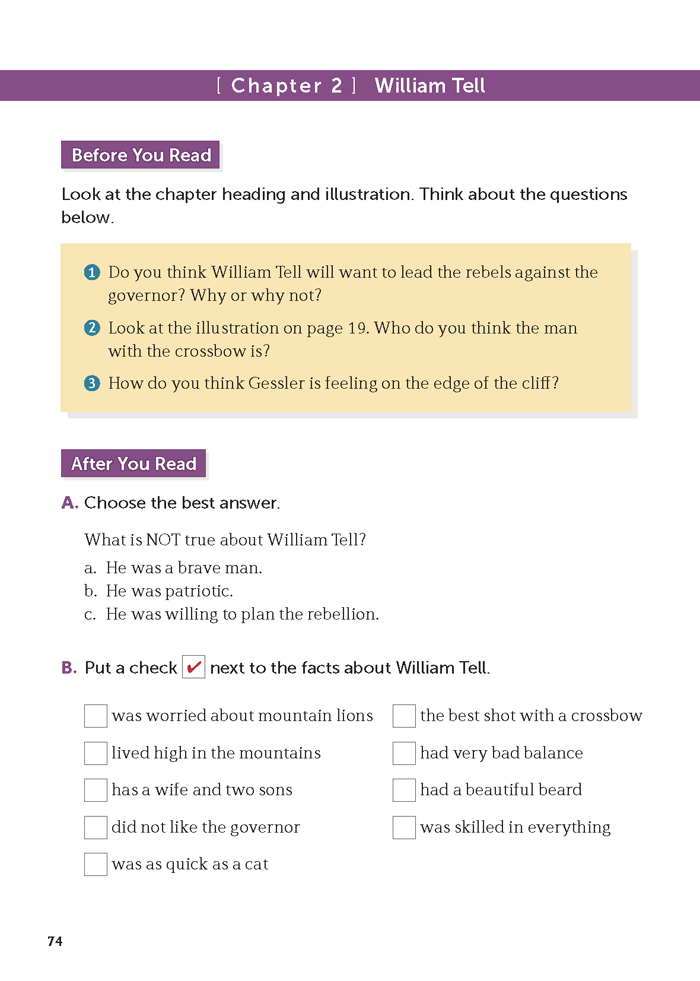 EF Classic Readers Level 11, Book 6: William Tell Told Again