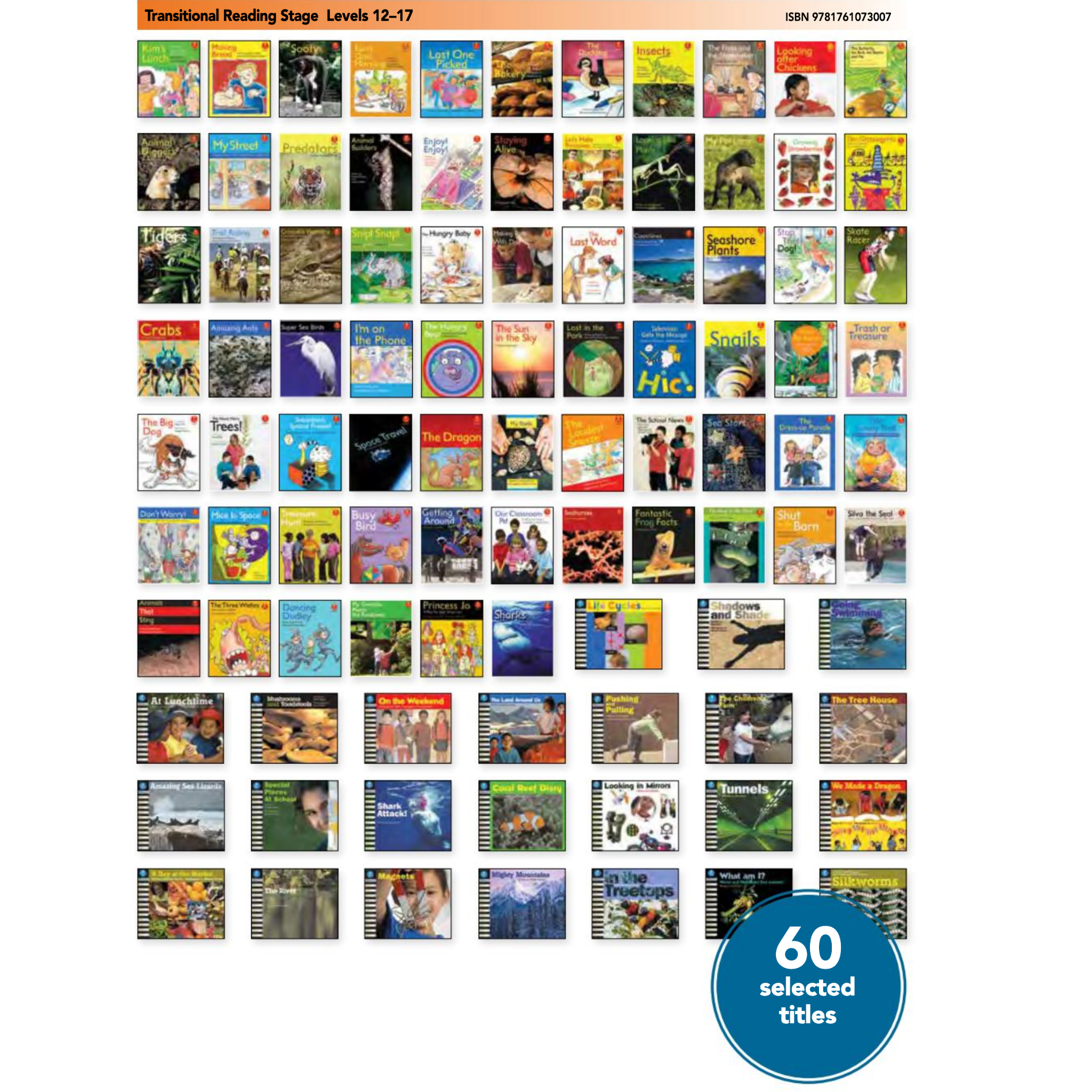 AlphaLiteracy Transitional Reading Stage Pack(Levels 12-17)