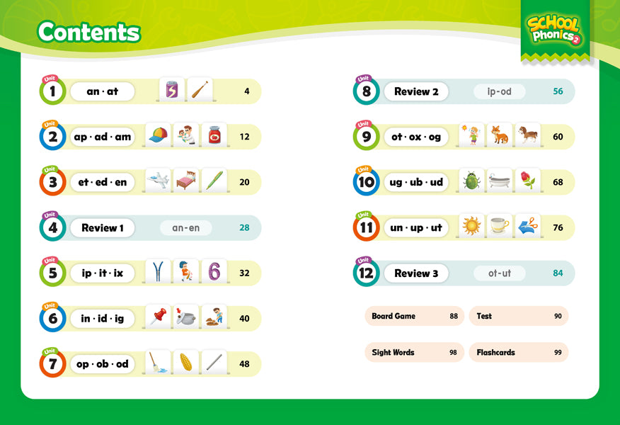 School Phonics Student Book 2