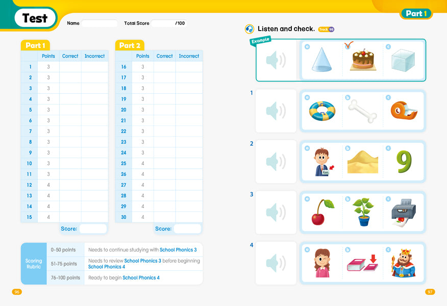 School Phonics Student Book 3
