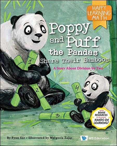 Poppy and Puff the Pandas Share Their Bamboos(Happy Learning Math)PB