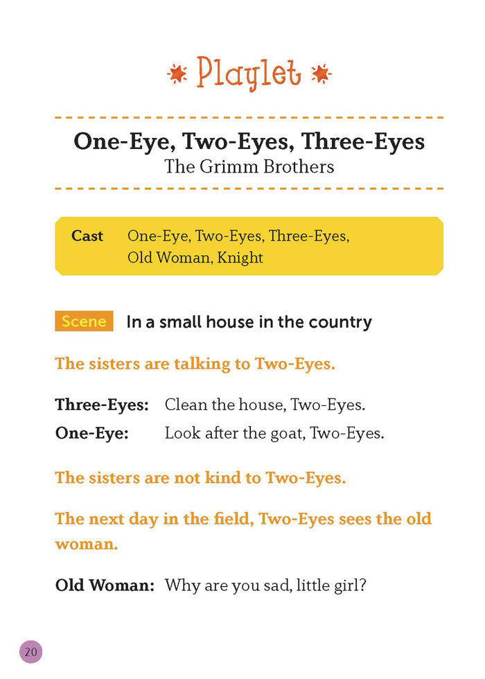 EF Classic Readers Level 2, Book 16: One-Eyes, Two-Eyes, Three-Eyes