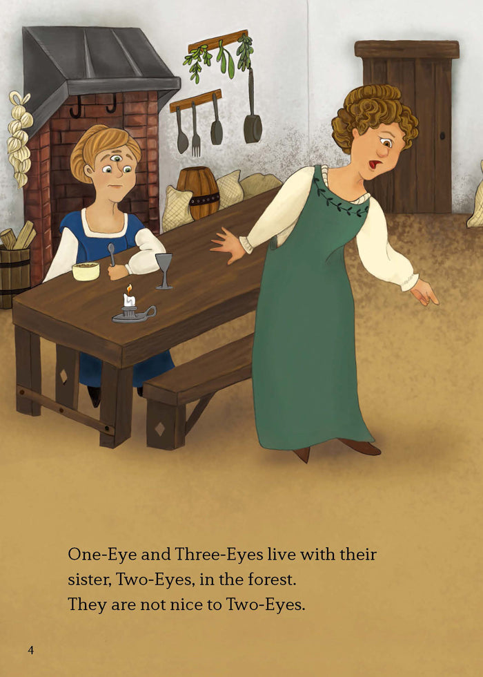 EF Classic Readers Level 2, Book 16: One-Eyes, Two-Eyes, Three-Eyes