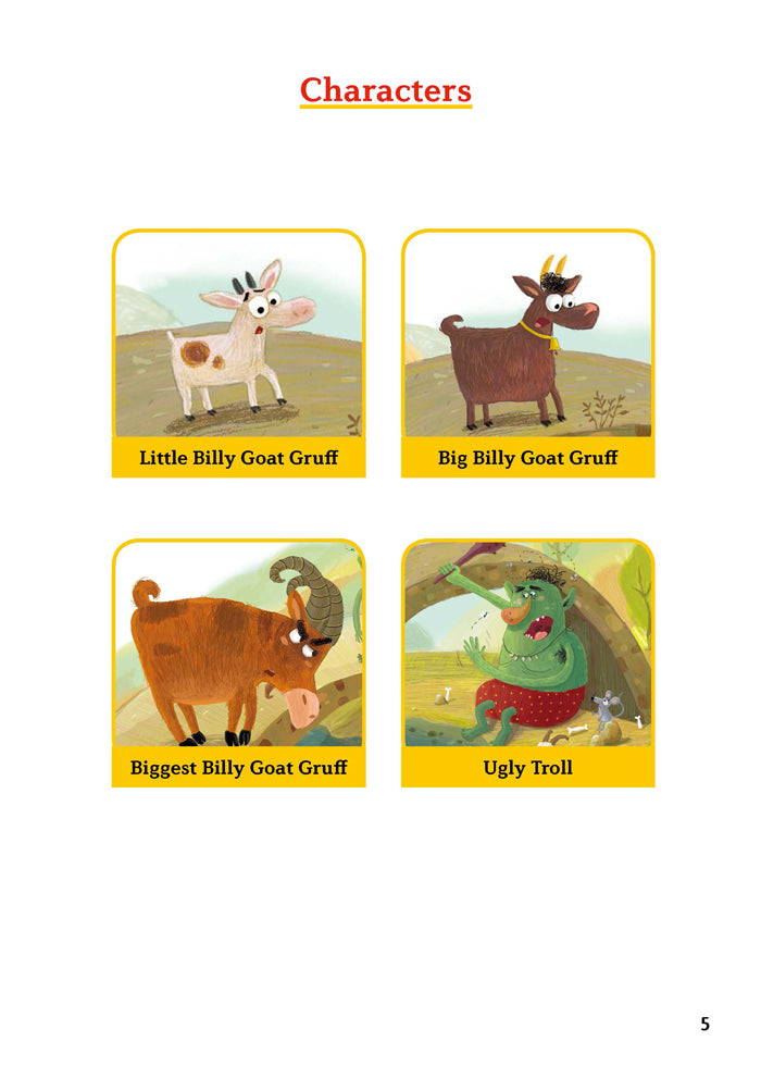 EF Classic Readers Level 2, Book 22: The Three Billy Goats Gruff