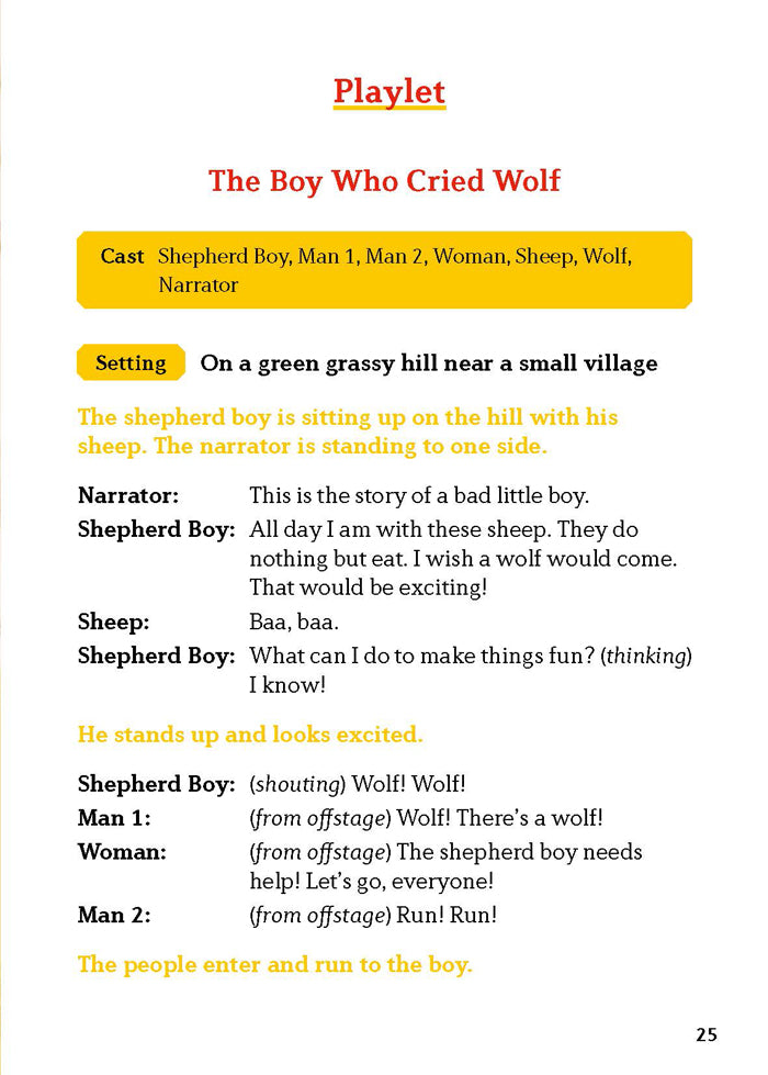EF Classic Readers Level 2, Book 24:The Boy Who cried Wolf & The Lion and the Mouse