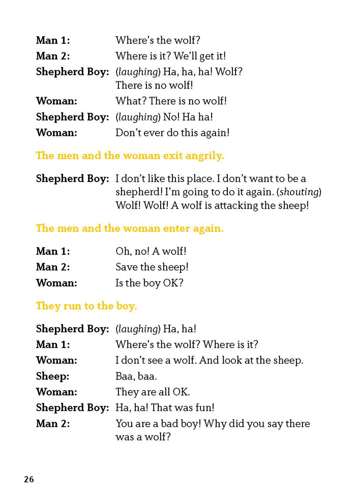 EF Classic Readers Level 2, Book 24:The Boy Who cried Wolf & The Lion and the Mouse