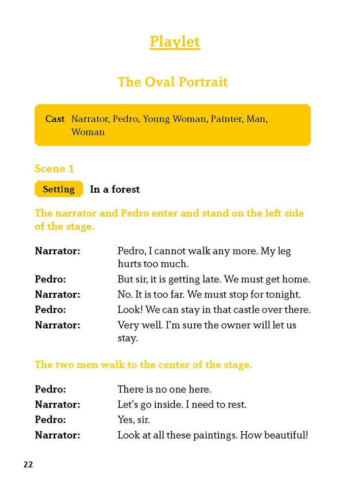 EF Classic Readers Level 4, Book 8:  The Oval Portrait