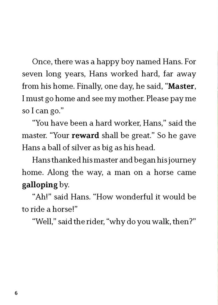 EF Classic Readers Level 5, Book 5: Hans in Luck