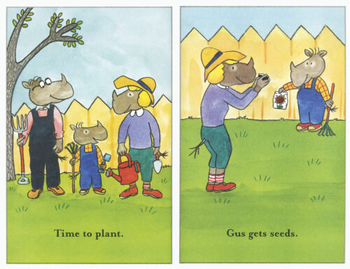 Scholastic Reader: Gus Grows a Plant -Pre Level 1(PB)