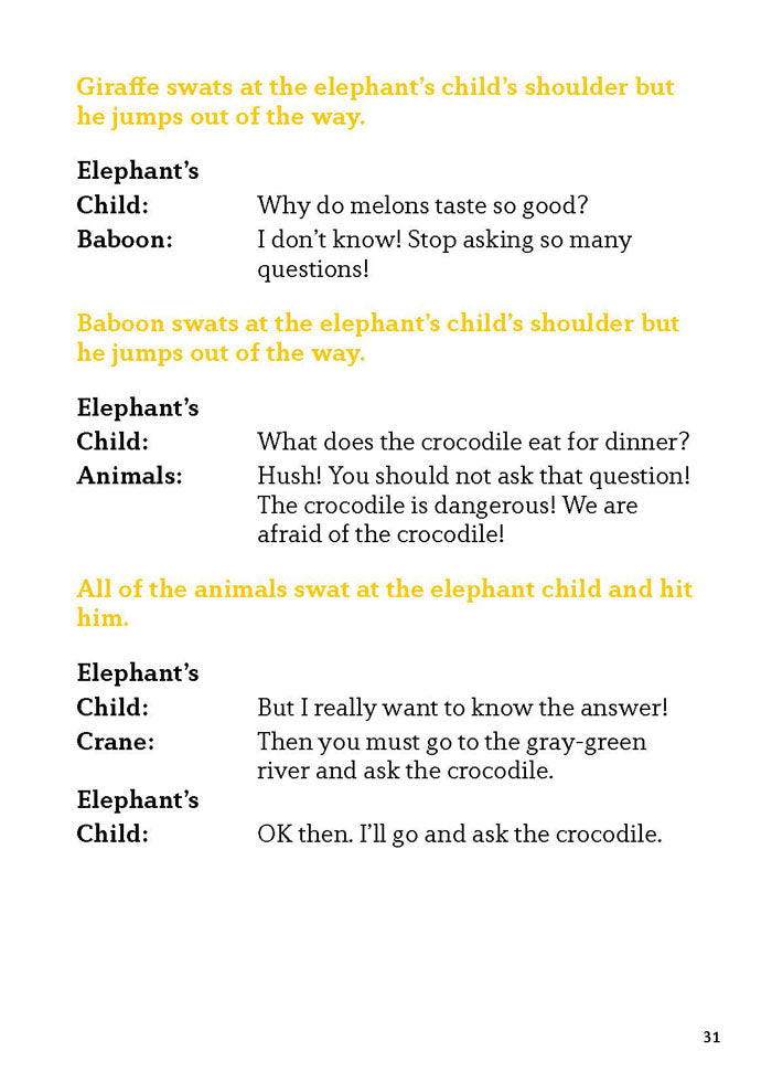 EF Classic Readers Level 6, Book 11: The Elephant's Child