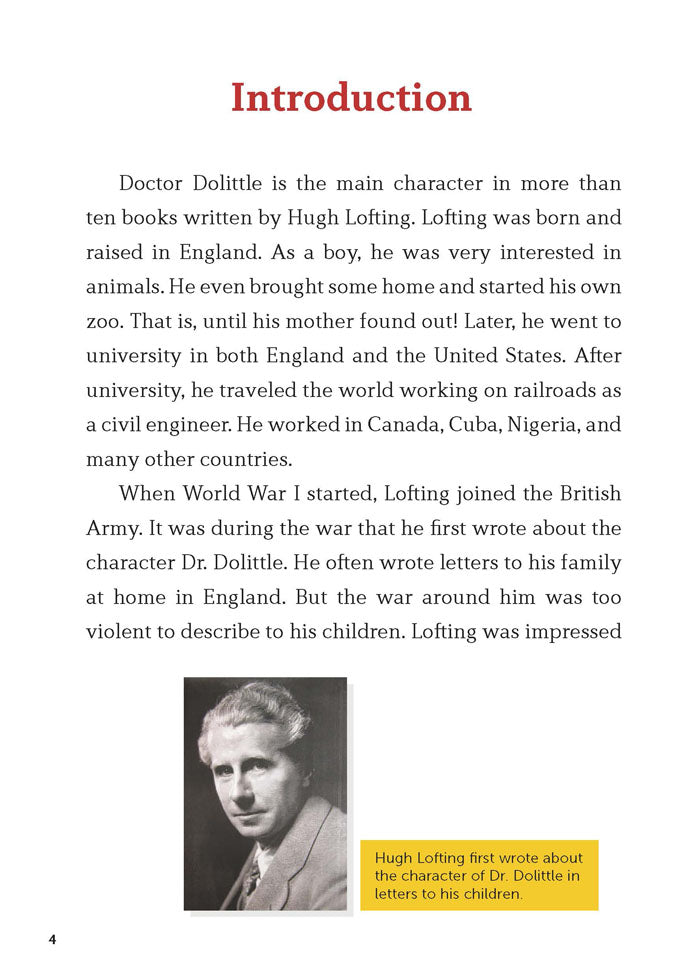 EF Classic Readers Level 6, Book 13: The Story of Doctor Dolittle