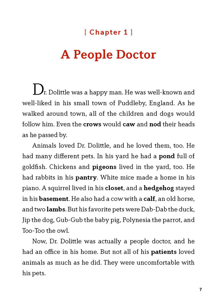 EF Classic Readers Level 6, Book 13: The Story of Doctor Dolittle