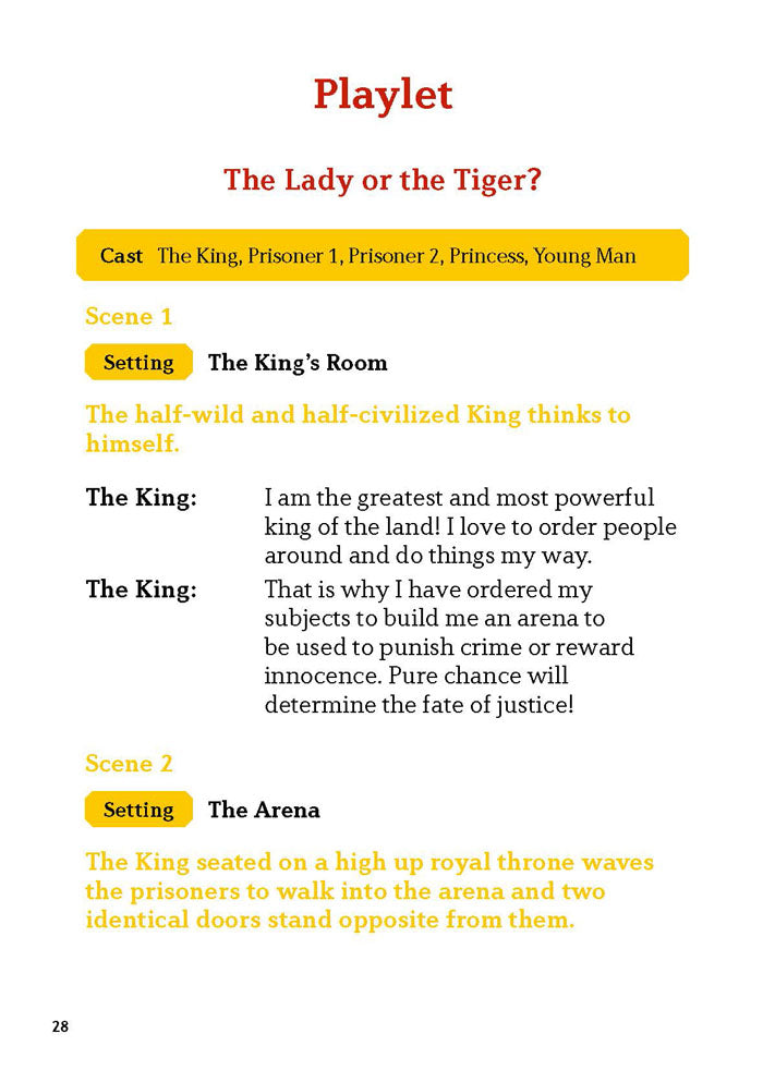 EF Classic Readers Level 6, Book 15: The Lady or the Tiger?