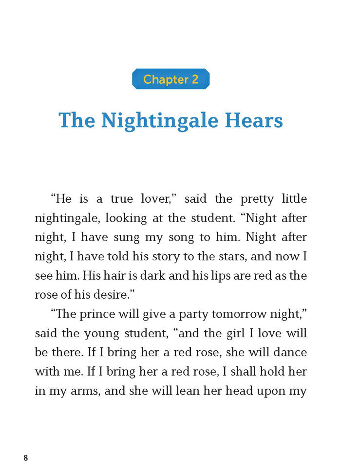 EF Classic Readers Level 6, Book 3: The Nightingale and the Rose