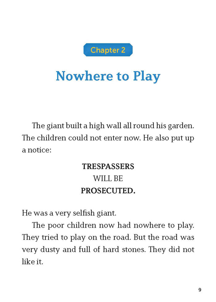 EF Classic Readers Level 6, Book 7: The Selfish Giant