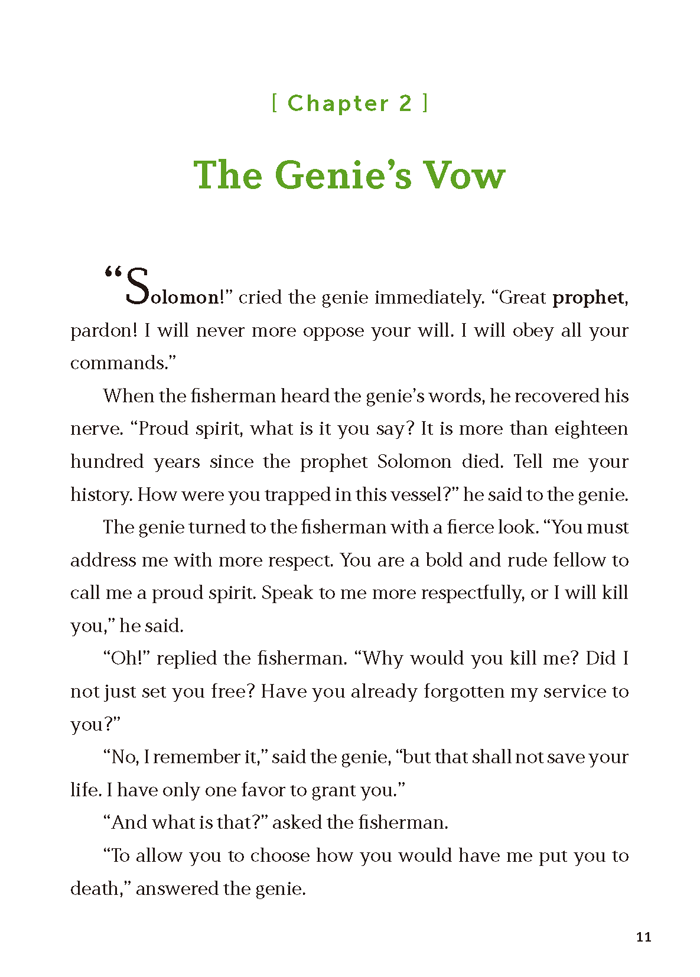 EF Classic Readers Level 9, Book 9: The Fisherman and the Genie