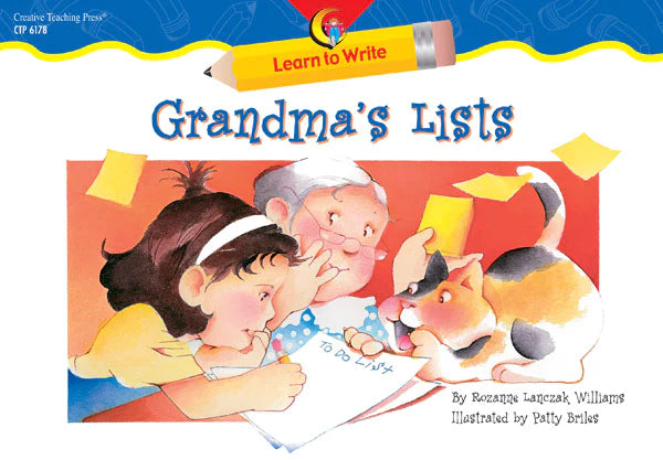 Learn to Write:Grandma's Lists