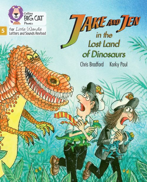 Little Wandle-Phase 5: Jake and Jen in the Lost Land of Dinosaurs