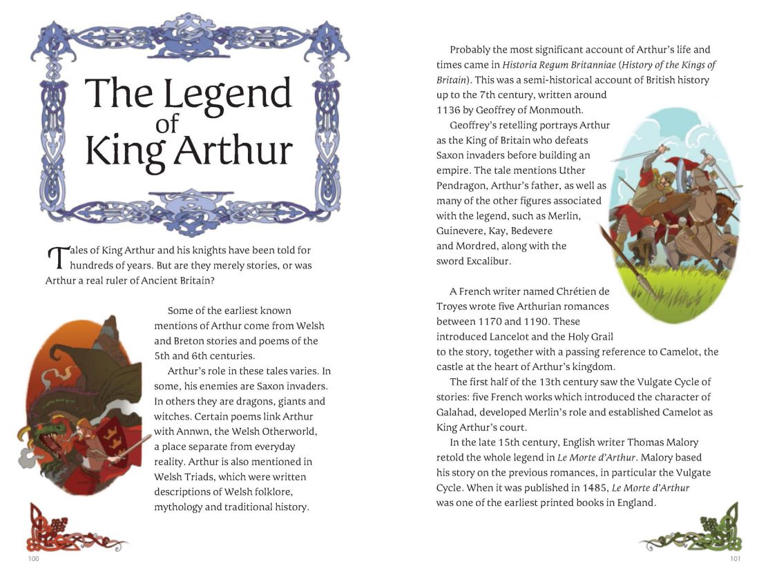 Adventures of King Arthur (Usborne Young Reading)