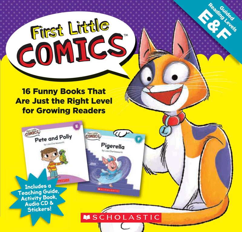 FIRST LITTLE COMICS E & F (WITH CD)