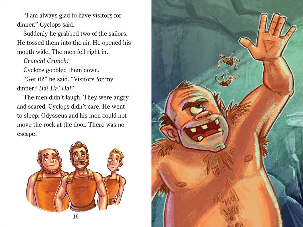 The One-Eyed People Eater: The Story of Cyclops (Ready-to-Read Level 3)