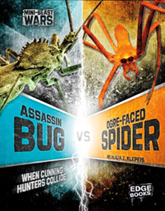 Bug Wars:Assassin Bug vs Ogre-Faced Spider(PB)