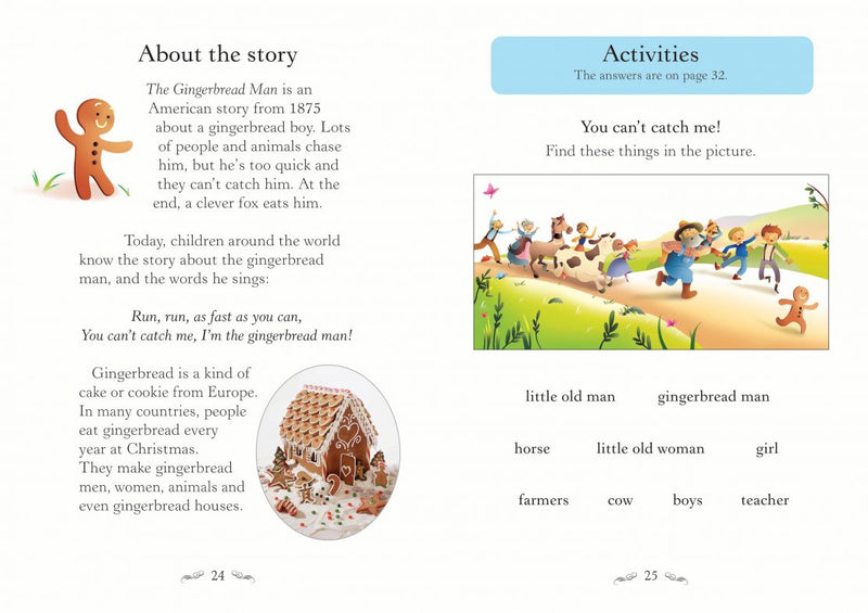 The Gingerbread Man(Usborne English Readers Level 1)