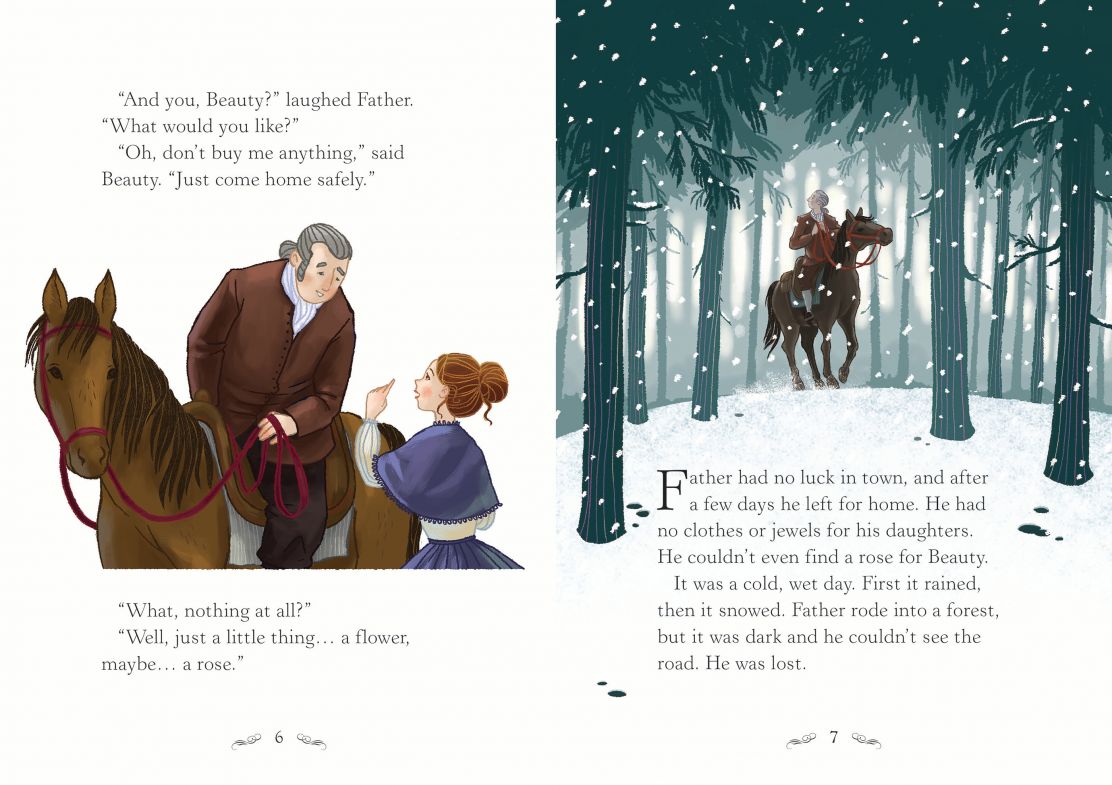 Beauty and the Beast(Usborne English Readers Level 1)