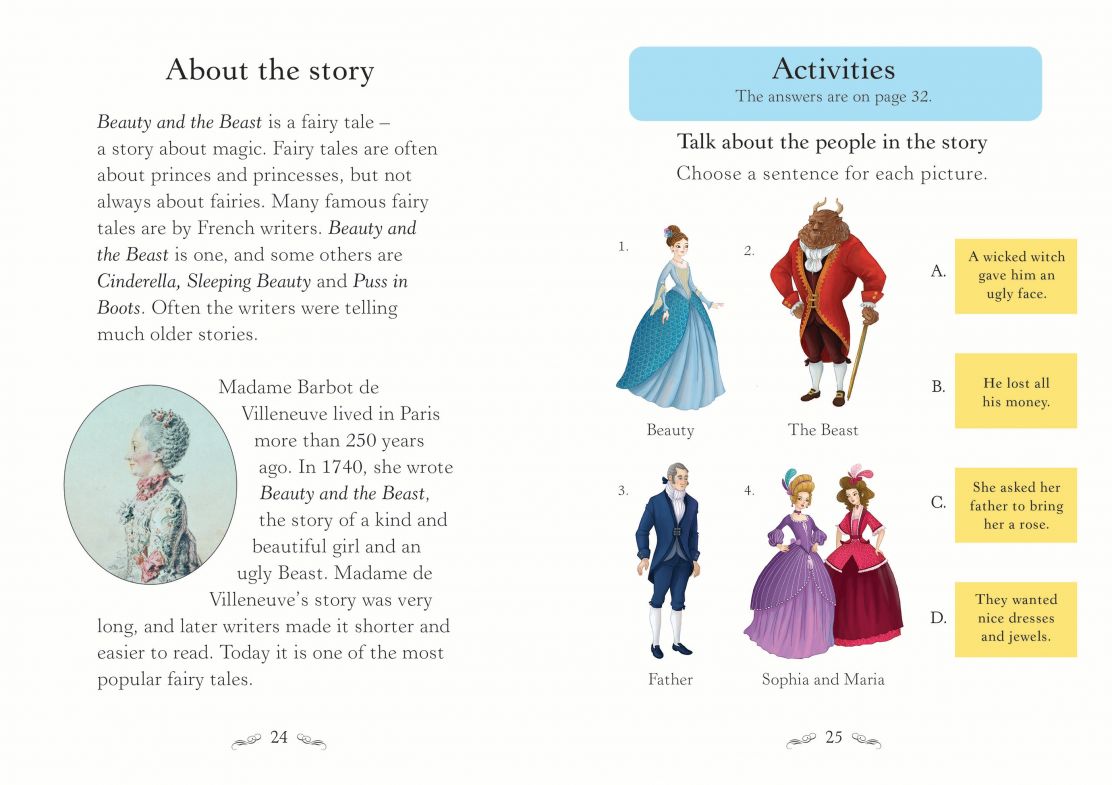 Beauty and the Beast(Usborne English Readers Level 1)