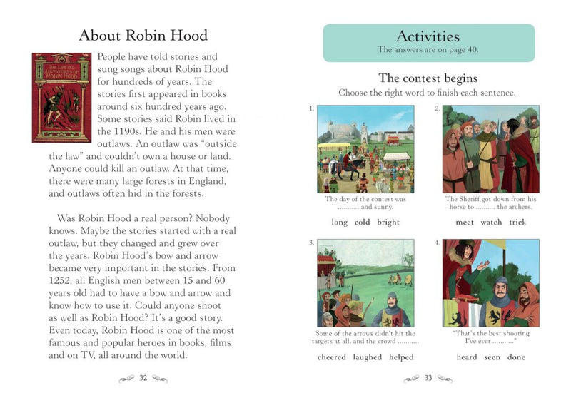 Robin Hood and the Silver Arrow(Usborne English Readers Level 2)