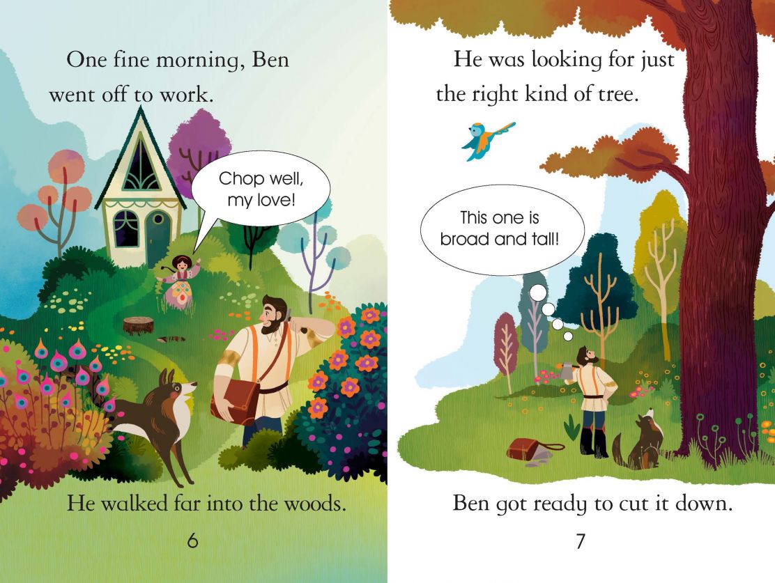 The Three Wishes (Usborne First Reading)