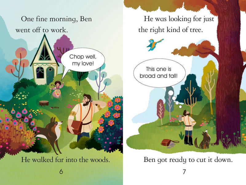 The Three Wishes (Usborne First Reading)