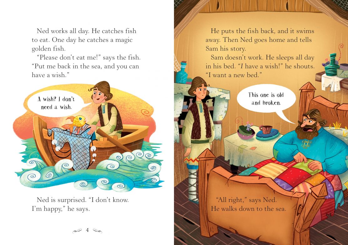 The Golden Fish(Usborne English Readers Starter Level)