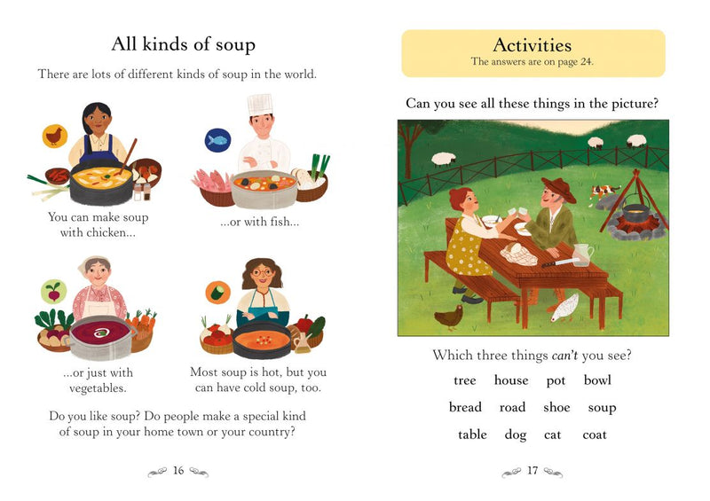 The Story of Stone Soup(Usborne English Readers Starter Level)