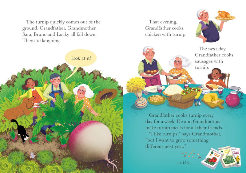 The Enormous Turnip(Usborne English Readers Starter Level)