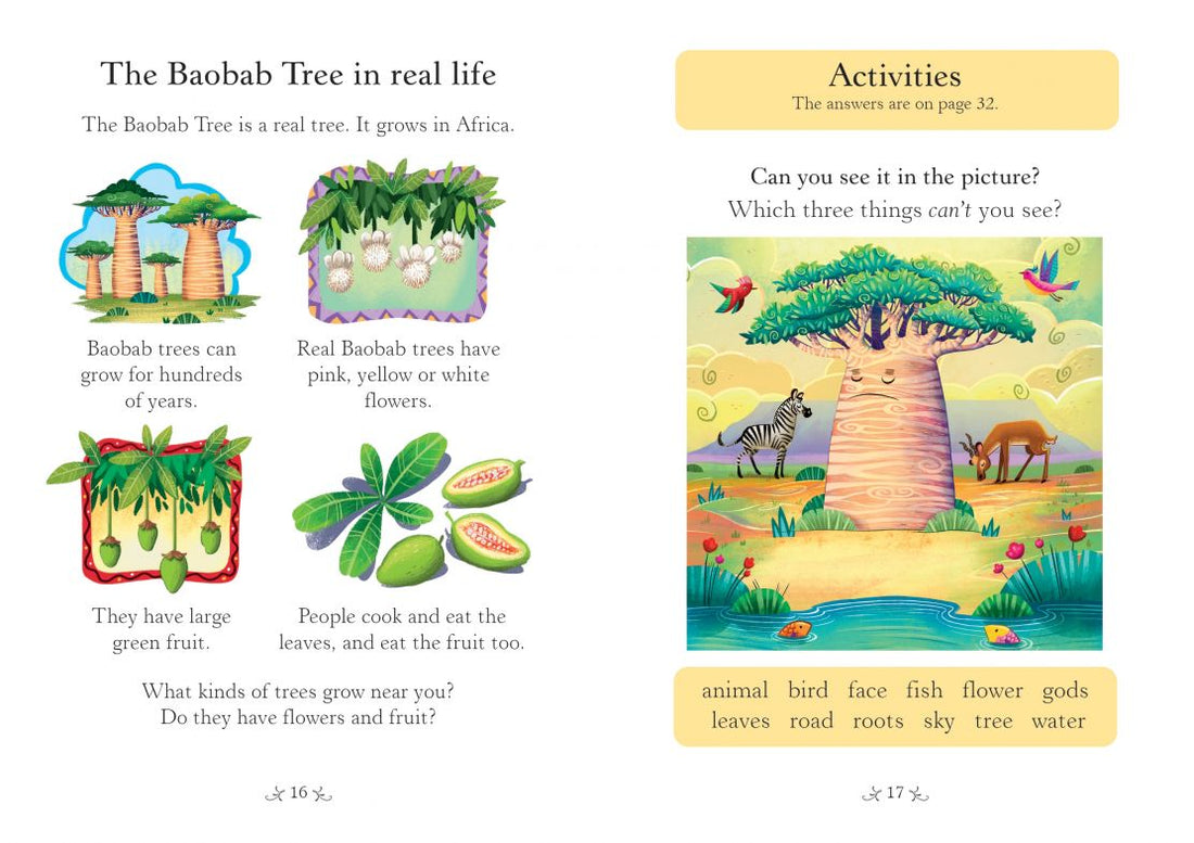 洋書 The baobabs The Baobab Tree(Usborne English Readers Starter Level)