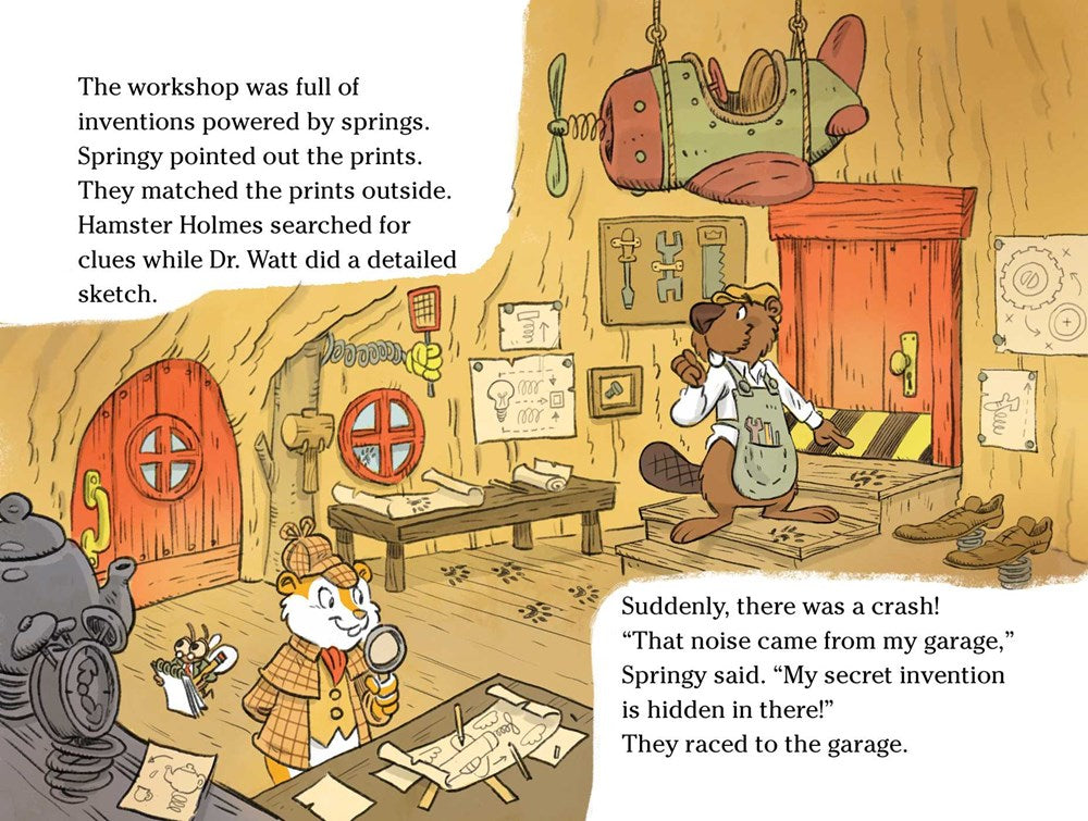 Hamster Holmes, On the Right Track: Ready-to-Read Level 2