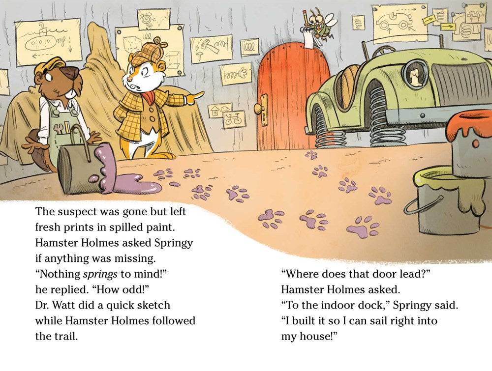 Hamster Holmes, On the Right Track: Ready-to-Read Level 2