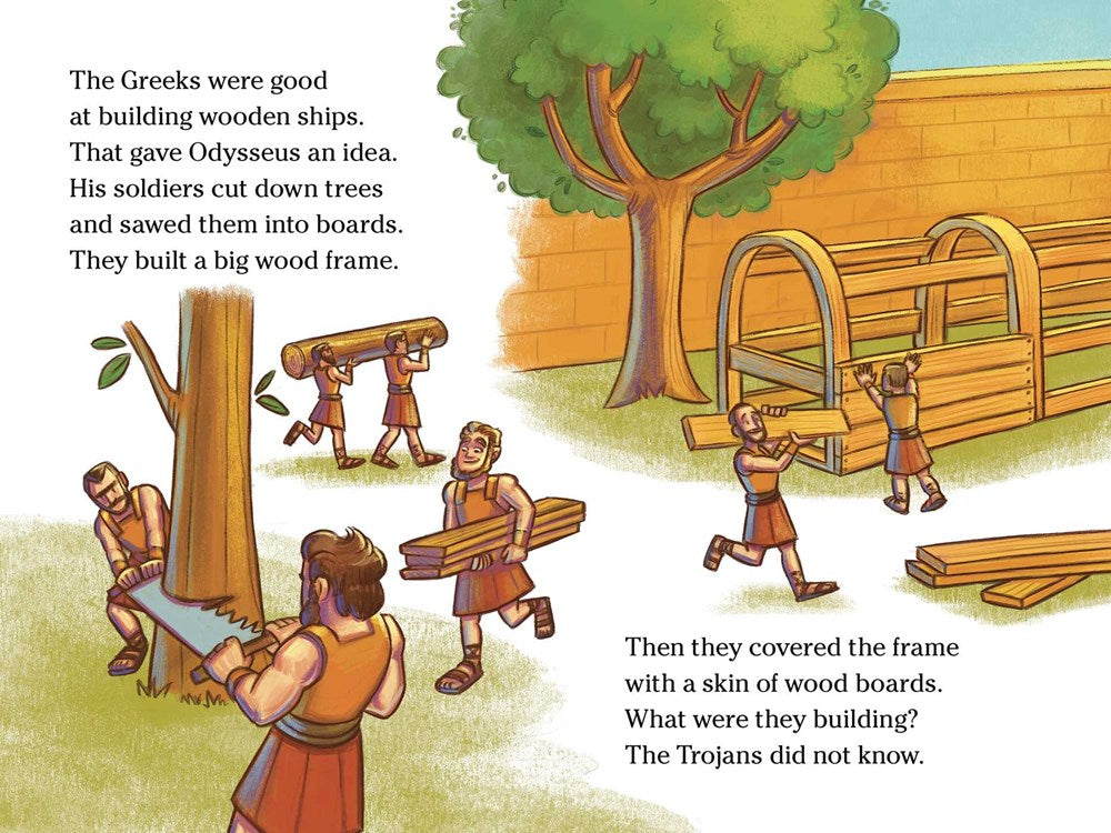 Surprise, Trojans!: The Story of the Trojan Horse (Ready-to-Read Level 2)