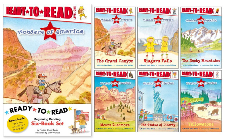 Wonders of America Ready-to-Read Value Pack: The Grand Canyon; Niagara Falls; The Rocky Mountains; Mount Rushmore; The Statue of Liberty; Yellowstone