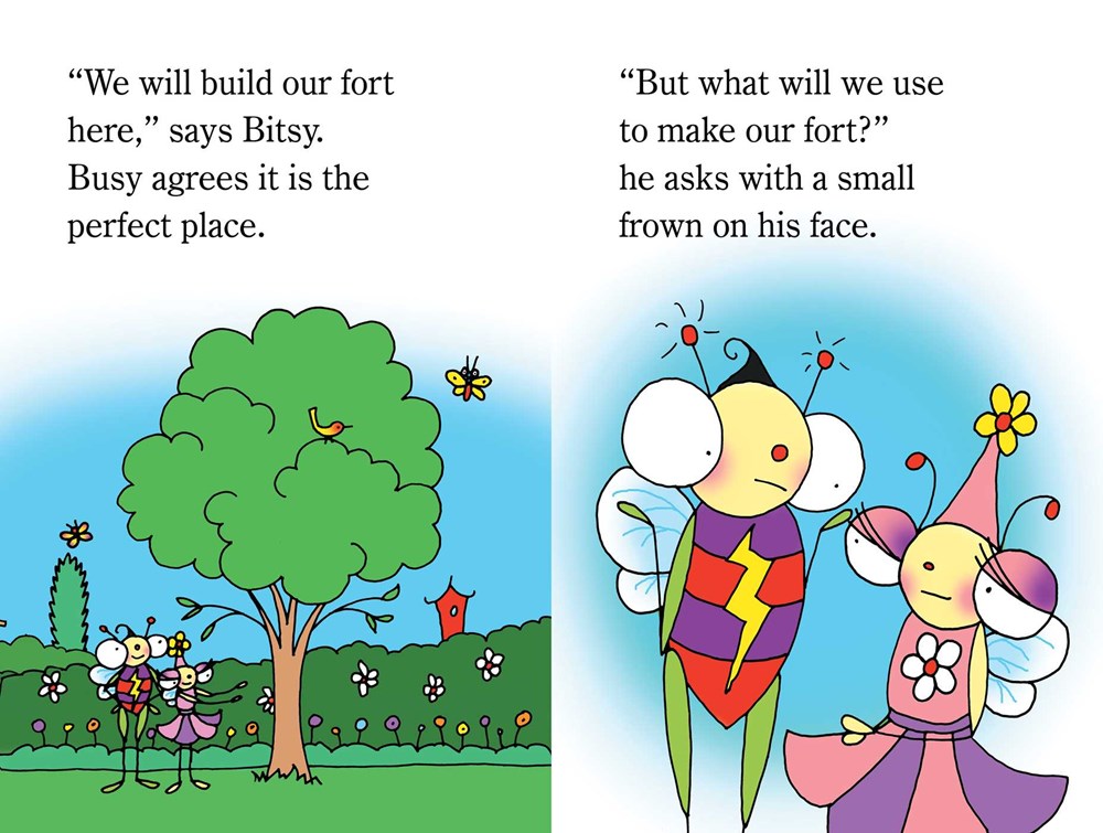 Busy Bug Builds a Fort: Ready-to-Read Level 1