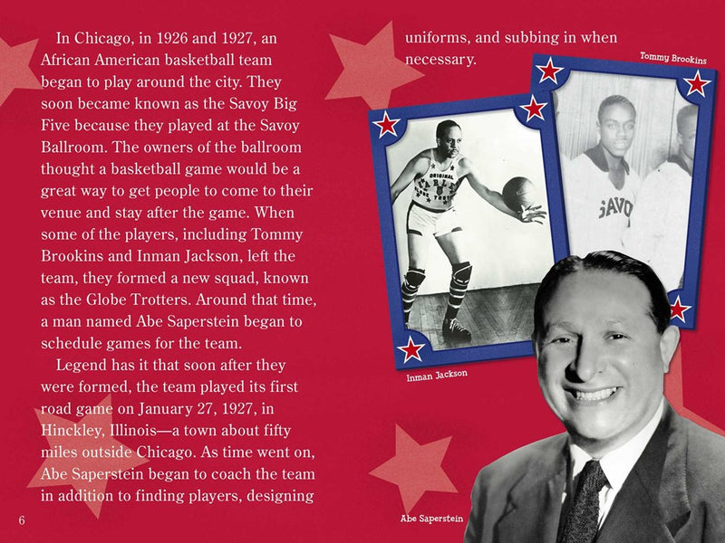 The Superstar Story of the Harlem Globetrotters: Ready-to-Read Level 3
