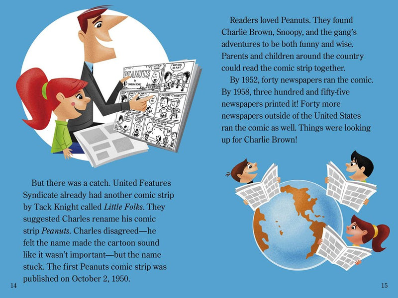 The Great American Story of Charlie Brown, Snoopy, and the Peanuts Gang!: Ready-to-Read Level 3