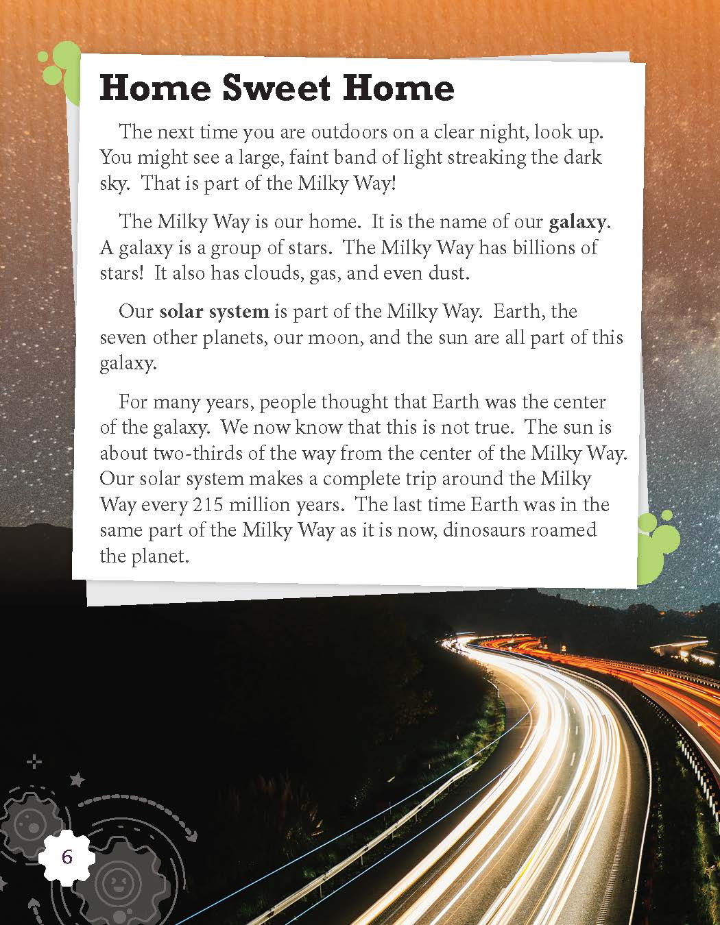 Mapping the Milky Way (Grade 3)