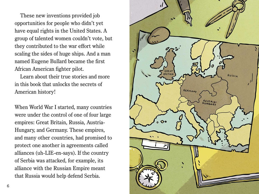 Fearless Flyers, Dazzle Painters, and Code Talkers!: World War I (Ready-to-Read Level 3)