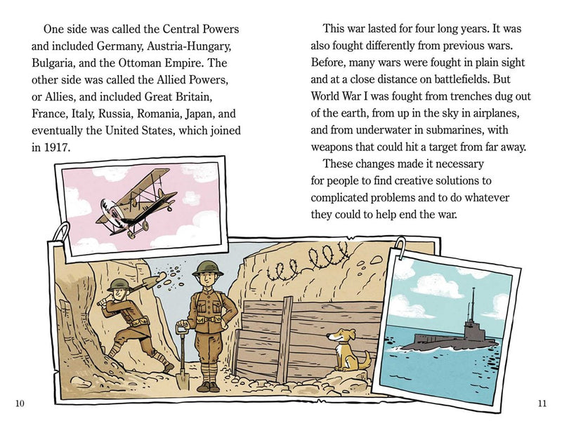 Fearless Flyers, Dazzle Painters, and Code Talkers!: World War I (Ready-to-Read Level 3)
